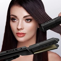 olhuvs Advanced Electric Hair Waving Tool – Compact, Portable Curling Wand with Anti-Scald Protection