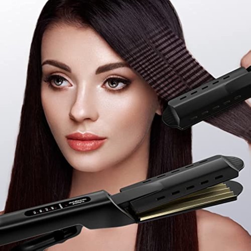 olhuvs Advanced Electric Hair Waving Tool – Compact, Portable Curling Wand with Anti-Scald Protection