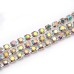 olhuvs Crystal Chain Trimming for Clothing – Sparkling Rhinestone Garment Embellishments for DIY Projects